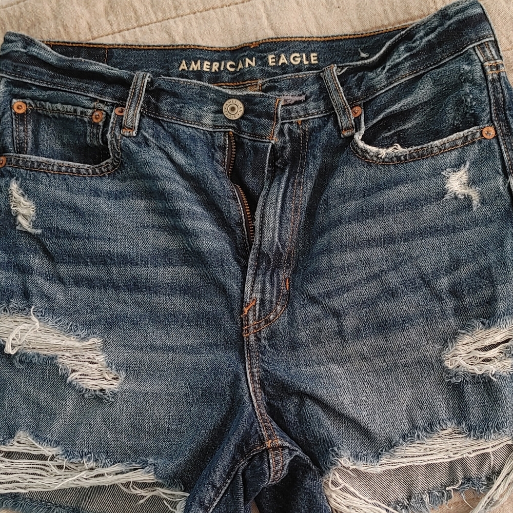 Denim shorts